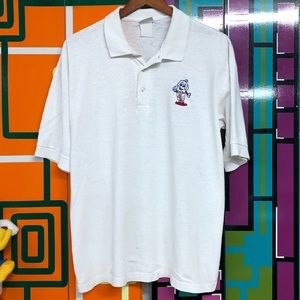 Vintage Wonder Bread Embroidered Polo